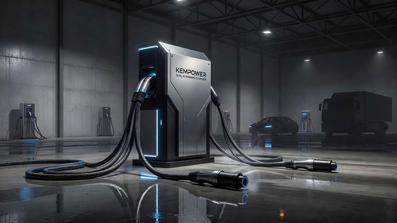 Kempower Debuts Dual-Standard Charger for Cars and Heavy Trucks