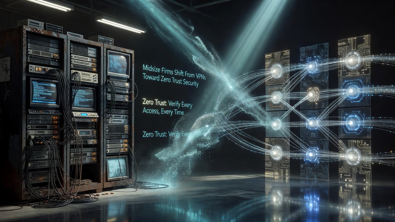 Midsize Firms Shift From VPNs Toward Zero Trust Security
